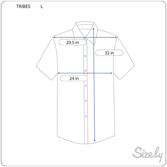 Vintage Tribes From the Land of the Brave Teal Button Front Short Sleeve Shirt L - Picture 7 of 7